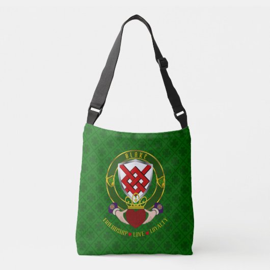 Sac Ajustable Blake Irish Shield & Claddagh (Devant)