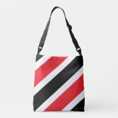 Sac Ajustable Blancs noirs rouges diagonaux (Dos)