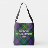 Sac Ajustable Blason du clan Malcolm sur tartan (Dos)