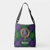 Sac Ajustable Blason du clan Malcolm sur tartan (Devant)