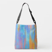 Sac Ajustable Bleu Abstrait et orange (Dos)