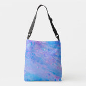 Sac Ajustable Bleu Abstrait et rose bulle sirène Océan (Dos)