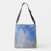 Sac Ajustable Bleu Angel ailes, douce aquarelle présente  (Dos)