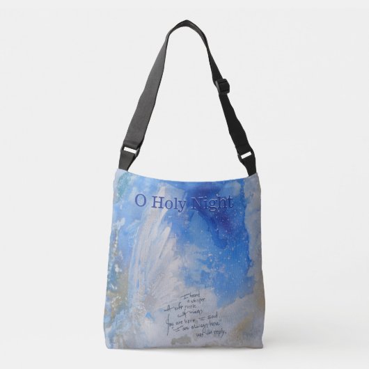 Sac Ajustable Bleu Angel ailes, douce aquarelle présente  (Devant)