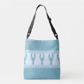 Sac Ajustable Bleu Côtier Bandes de Homard (Dos)