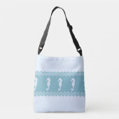 Sac Ajustable Bleu Côtier Hippocampes (Dos)
