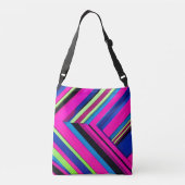 Sac Ajustable Bleu électrique et rose (Dos)