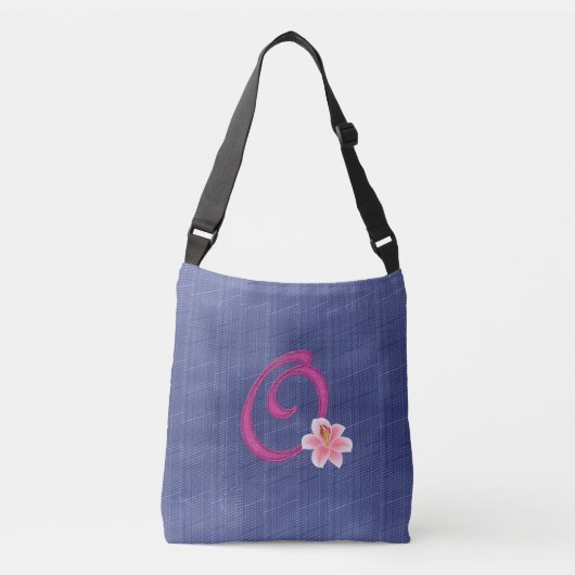 Sac Ajustable Bleu élégant O (Devant)