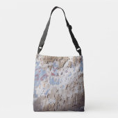 Sac Ajustable bleu et beige Abstrait (mur fissuré) (Dos)