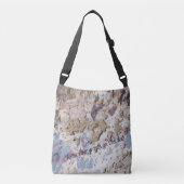 Sac Ajustable bleu et beige Abstrait (mur fissuré) (Devant)