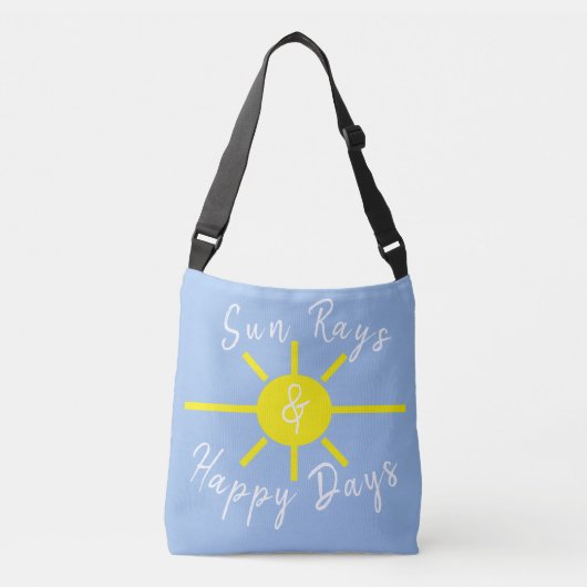 Sac Ajustable Bleu et ensoleillé (Devant)