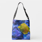 Sac Ajustable Bleu Et Jaune Deux Beaux Poissons (Dos)