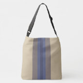 Sac Ajustable Bleu moderne rayé (Dos)
