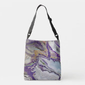 Sac Ajustable Bleu pourpre or et marbre vert (Dos)