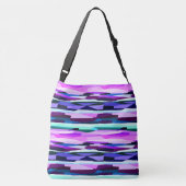 Sac Ajustable Bleu, rose et bleu Abstrait (Dos)