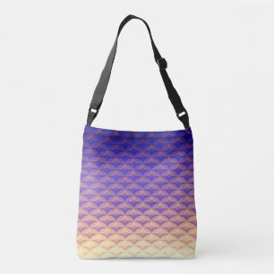 Sac Ajustable Bleu, Violet, Jaune Motif tendance Queue de sirène