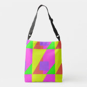 Sac Ajustable Bloc de couleur Bright Gras Retro Imprimé (Dos)