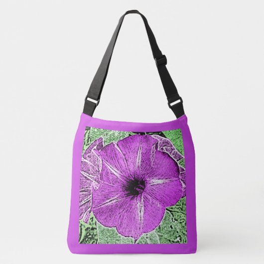 Sac Ajustable Bloc de gloire du matin Imprimer - améthyste viole (Devant)
