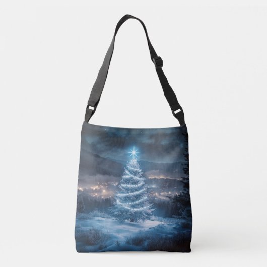 Sac Ajustable Blue Glowing Winter Night Christmas Tree (Dos)