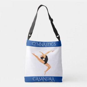 Sac Ajustable Blue Gymnastique fourre-tout ! Nom personnalisé.