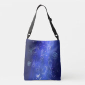 Sac Ajustable Blue Marine Sous-marin Jellyfish Monde (Dos)