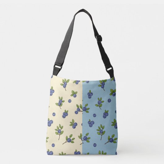Sac Ajustable Blueberry Repeat Motif - Pastel Vibe (Devant)