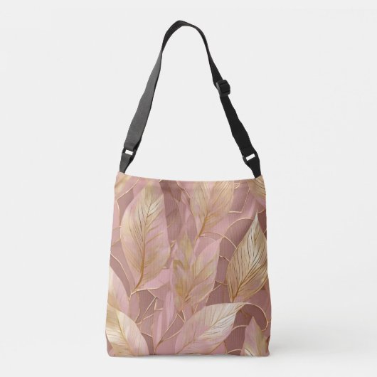 Sac Ajustable Blush Pink Gold Boho Modern Leaves Collection (Dos)