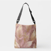 Sac Ajustable Blush Pink Gold Boho Modern Leaves Collection (Devant)