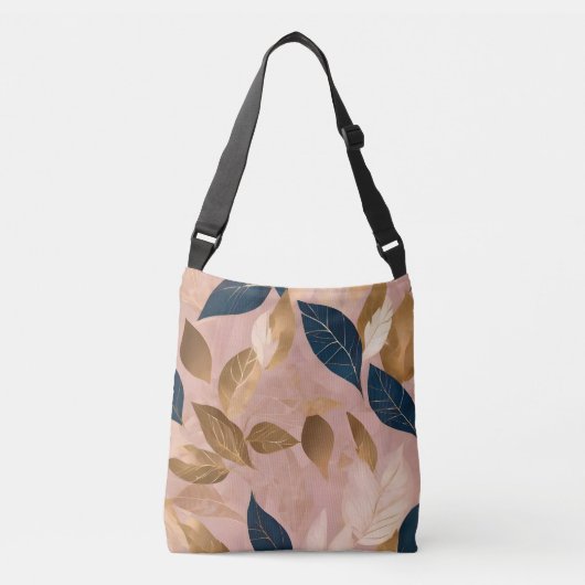 Sac Ajustable Blush Rose or Boho Feuilles Collection populaire (Devant)