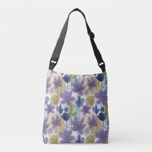 Sac Ajustable Boho aquarelle motif floral