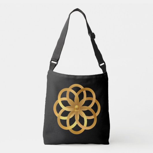 Sac Ajustable Boho Chic Golden Mandala (Devant)