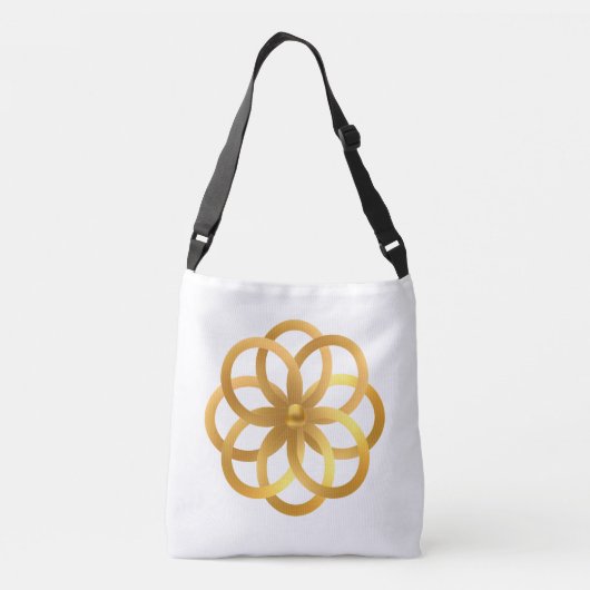 Sac Ajustable Boho Chic Golden Mandala (Dos)