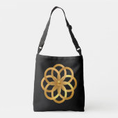 Sac Ajustable Boho Chic Mandala Doré (Dos)