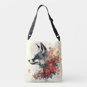 Sac Ajustable Boho Floral Fox Faune Nature (Dos)