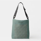 Sac Ajustable Boho Moss Green Batik Imprimer (Devant)