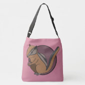 Sac Ajustable Bois Artistique Berry Cute Chipmunk (Dos)