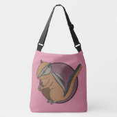 Sac Ajustable Bois Artistique Berry Cute Chipmunk (Devant)