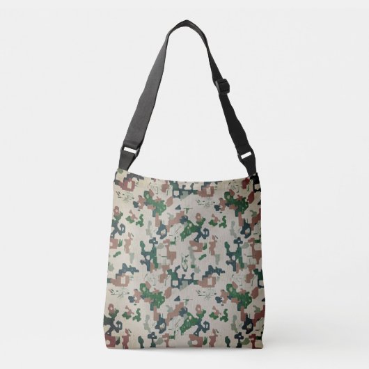 Sac Ajustable Bois de pixel terrestre (Devant)