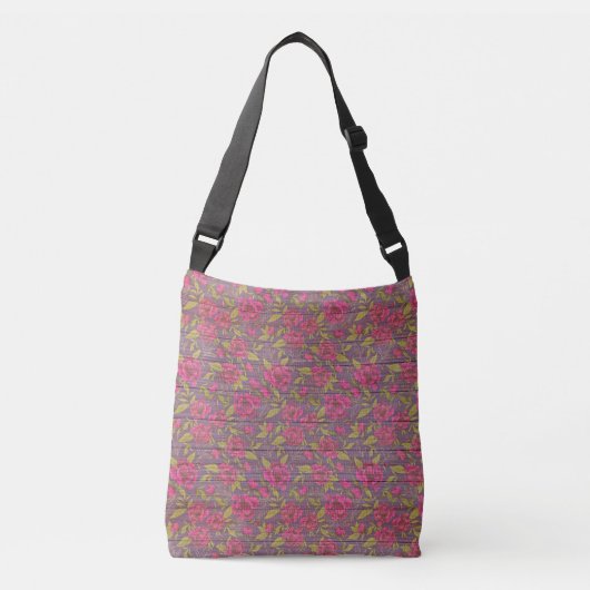 Sac Ajustable Bois Floral Moderne Populaire Élégant (Devant)