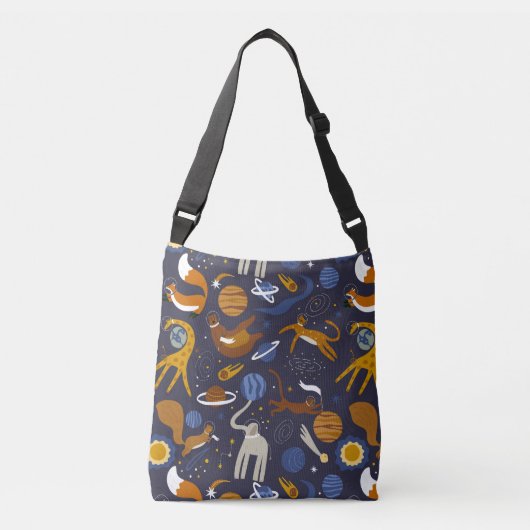 Sac Ajustable Bolso bandolera Animals Outer Space (Devant)