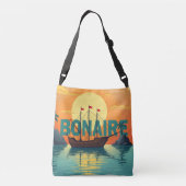 Sac Ajustable  Bonaire sailing ship sunset (Dos)
