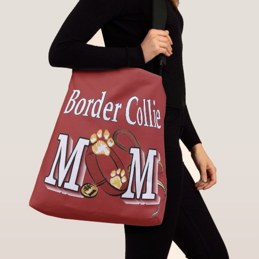 Sac Ajustable Bordure Collie Dog MOM (De près)