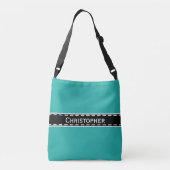 Sac Ajustable Bordure de couture noire + votre backgr. & idées (Dos)