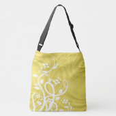 Sac Ajustable Boucles Chic sur Œuvre d'Art Jaune (Dos)