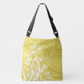 Sac Ajustable Boucles Chic sur Œuvre d'Art Jaune (Devant)