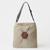 Sac Ajustable Bouclier Et Armes De Corbeau Viking (Dos)