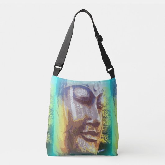 Sac Ajustable Bouddha vert fait face (Devant)