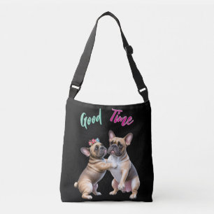 Sac Ajustable Bouledogue français amoureux Saint-Valentin