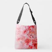 Sac Ajustable Boules de fleurs de cerisier d'aquarelle (Devant)