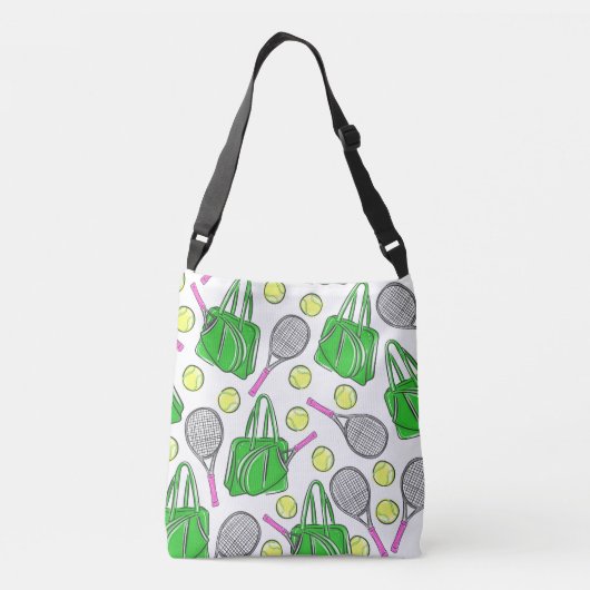 Sac Ajustable Boules de raquette de tennis Preppy (Dos)